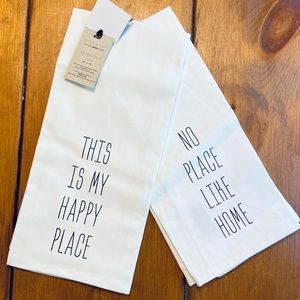 No Place Like Home / Happy Place Kitchen Towel Set